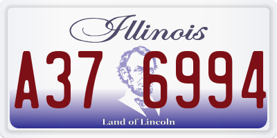 IL license plate A376994