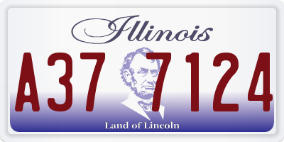 IL license plate A377124