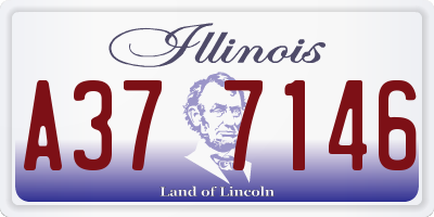 IL license plate A377146