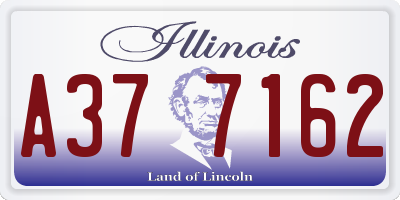 IL license plate A377162