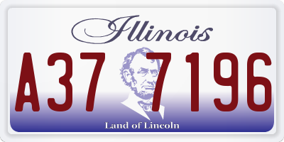 IL license plate A377196