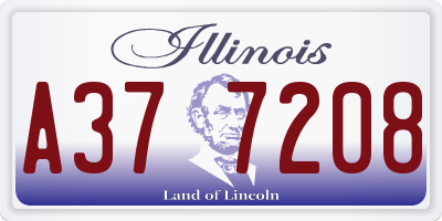 IL license plate A377208