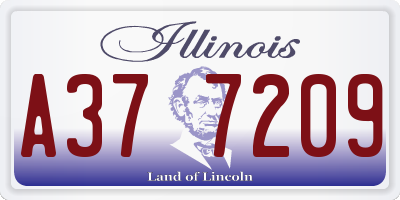 IL license plate A377209