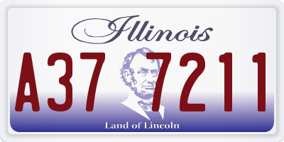 IL license plate A377211
