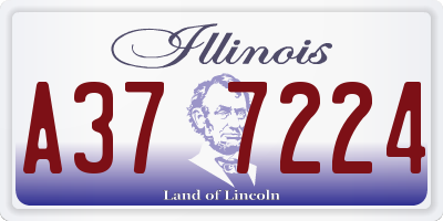 IL license plate A377224