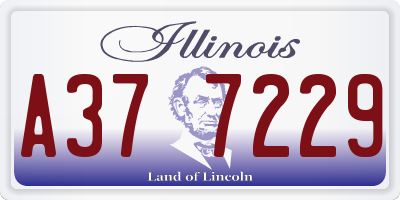 IL license plate A377229