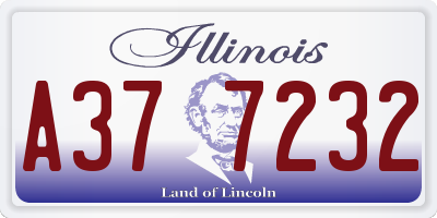 IL license plate A377232