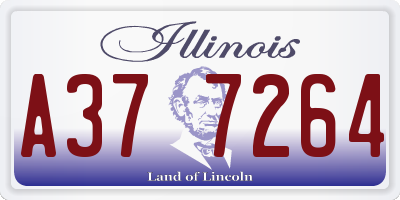 IL license plate A377264