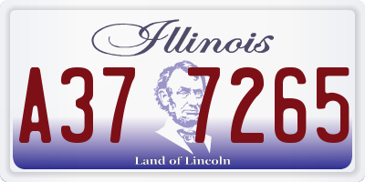 IL license plate A377265