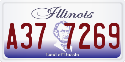 IL license plate A377269