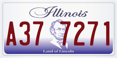 IL license plate A377271