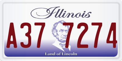 IL license plate A377274