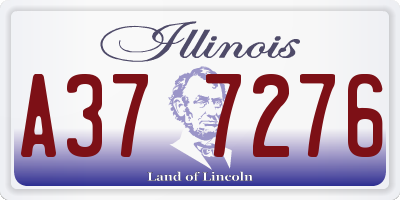 IL license plate A377276