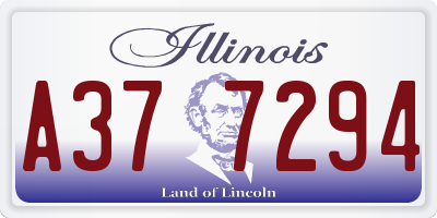 IL license plate A377294