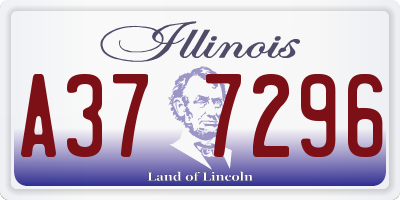 IL license plate A377296
