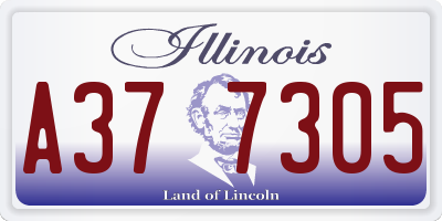 IL license plate A377305
