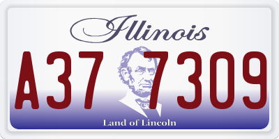IL license plate A377309
