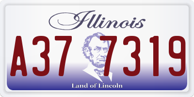 IL license plate A377319