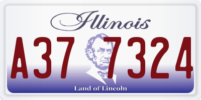 IL license plate A377324