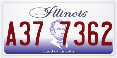 IL license plate A377362
