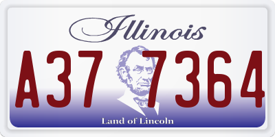 IL license plate A377364