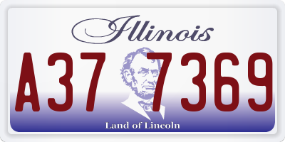 IL license plate A377369