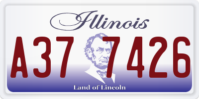 IL license plate A377426