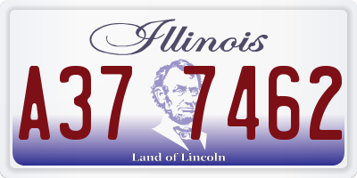 IL license plate A377462