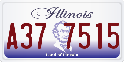 IL license plate A377515