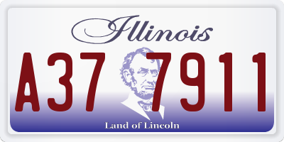 IL license plate A377911