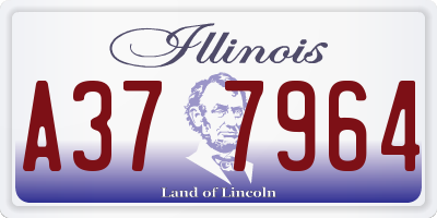 IL license plate A377964
