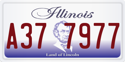 IL license plate A377977