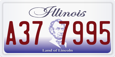 IL license plate A377995