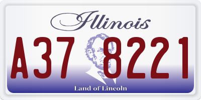 IL license plate A378221