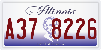 IL license plate A378226