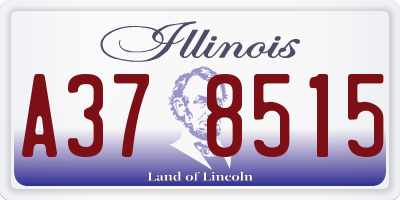 IL license plate A378515