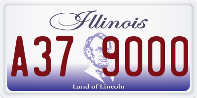 IL license plate A379000