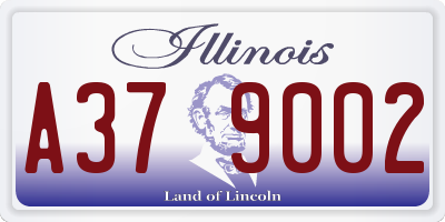 IL license plate A379002
