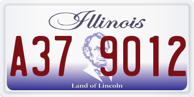 IL license plate A379012