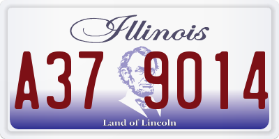 IL license plate A379014