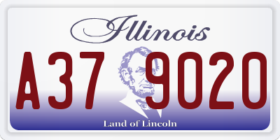IL license plate A379020