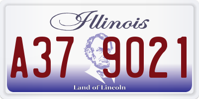 IL license plate A379021