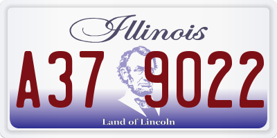 IL license plate A379022