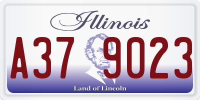 IL license plate A379023