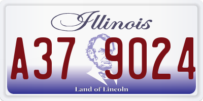 IL license plate A379024