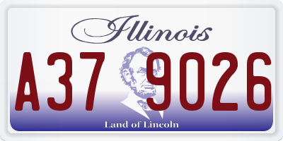 IL license plate A379026