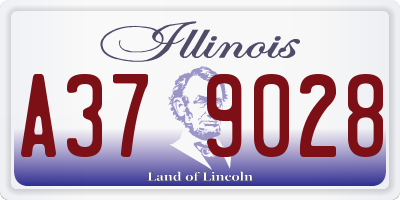 IL license plate A379028