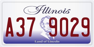 IL license plate A379029