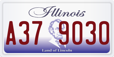 IL license plate A379030