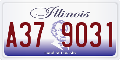 IL license plate A379031